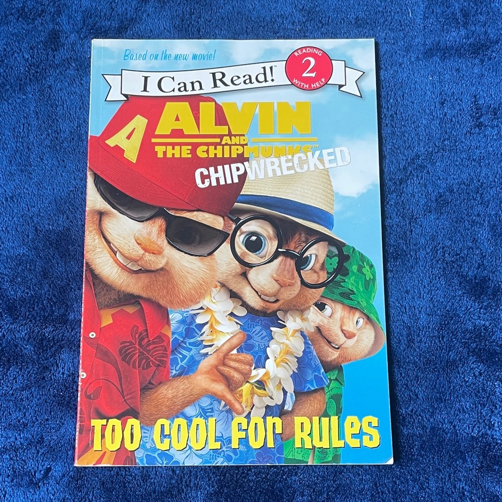Harper Alvin and the Chipmunks Learning Book - Red, Blue, Green
